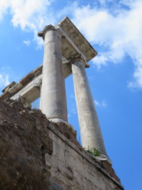 The Temple of Vespasian and Titus.
