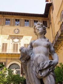 Florence: Courtyard, Palazzo Medici Riccardo.
