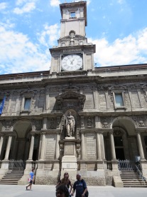 Milan: Fabricio Bossio Clock Tower.