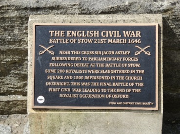 Stow: Civil War Memorial in the square.