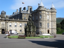 Holyrood Palace (a royal residence), Edinburgh.